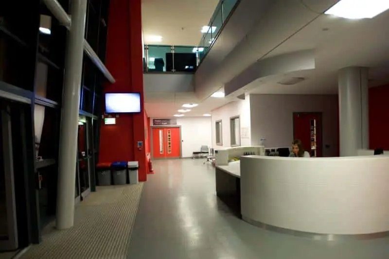 Reception area